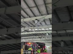 Industrial Heavy-Duty Fan 220V 360° Rotation with Reinforced Steel Rod 10,000m³/h Airflow f