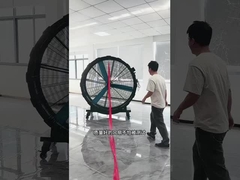 Hand Push Mobile Pmsm Low Energy Electric Cooling Fan Industrial Stand Fan Mobile