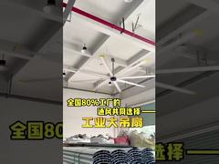 Manufacturer Industrial Fan Ceiling 6 Blades 24ft 12ft 220v 1500w Big Industrial Hvls Ceiling Fan