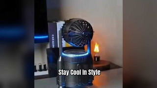 Rocket Desktop Cooling Fan RGB Mist Humidifier Review