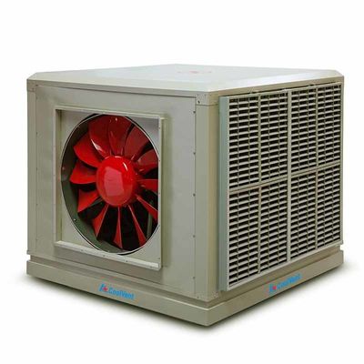 5.6A Roof Top Industrial Evaporative Cooler IP55 200Pa LCD Panel Control