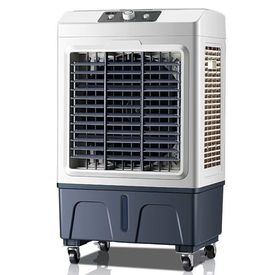 70L/120L Industrial Evaporative Air Cooler  Heavy-Duty Portable Cooling Fan with Ice Towel & Wheels