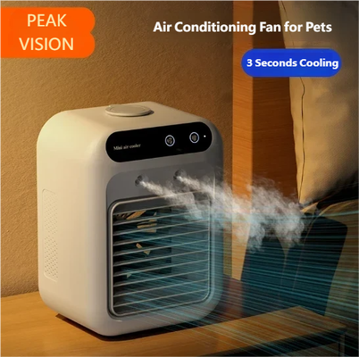 Portable Pet Spray Cooling Fan | Dog Cat Kennel Water Air Cooler