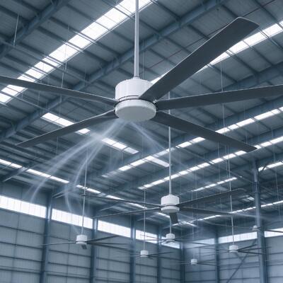 6.1 Meter Large Industrial Ceiling Fan For Workshop Warehouse Factory School Ventilation And Cooling Energy-Saving